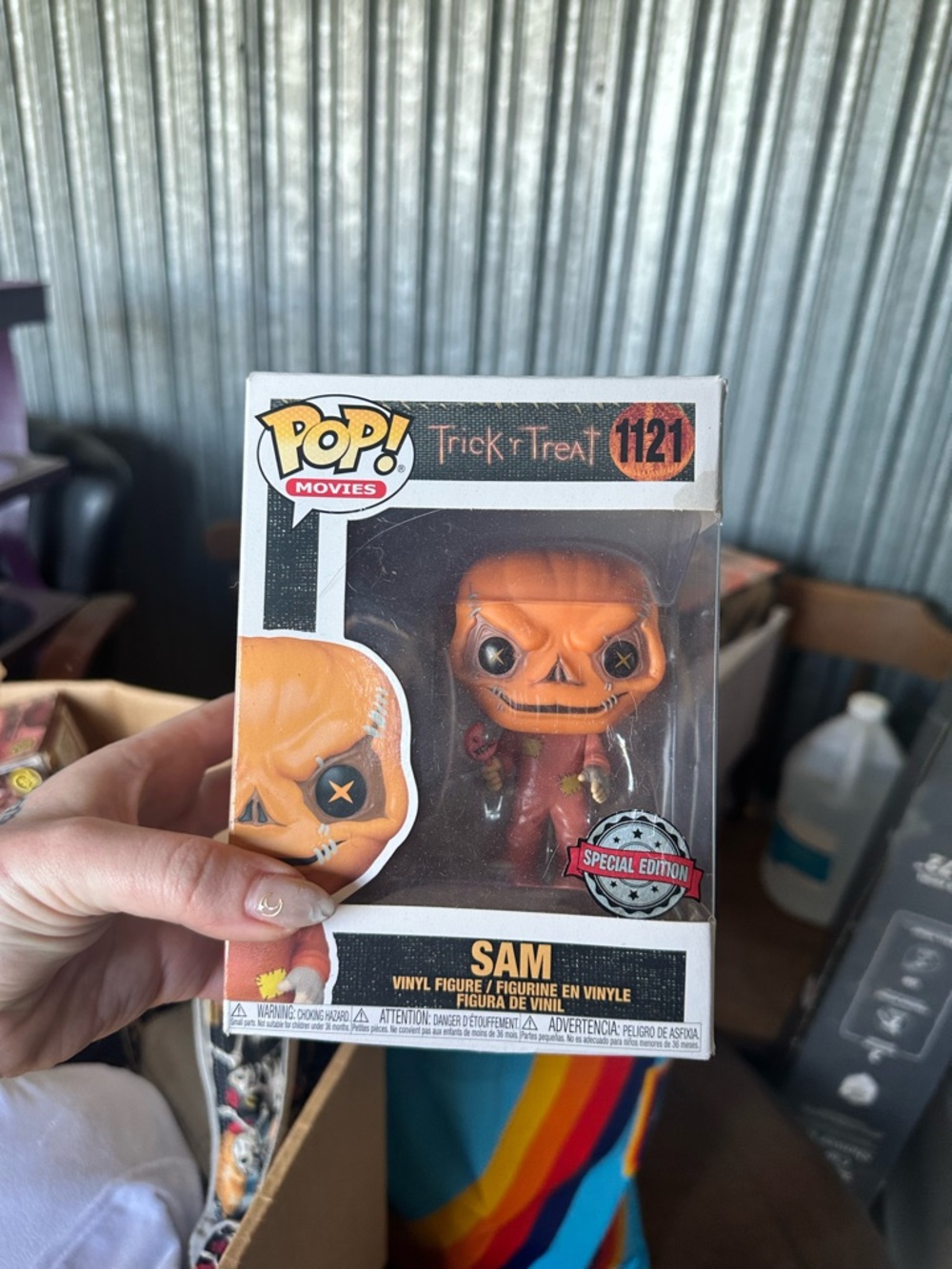 Funko Pop! Movies Sam Orange and Black Vinyl Figure #1121